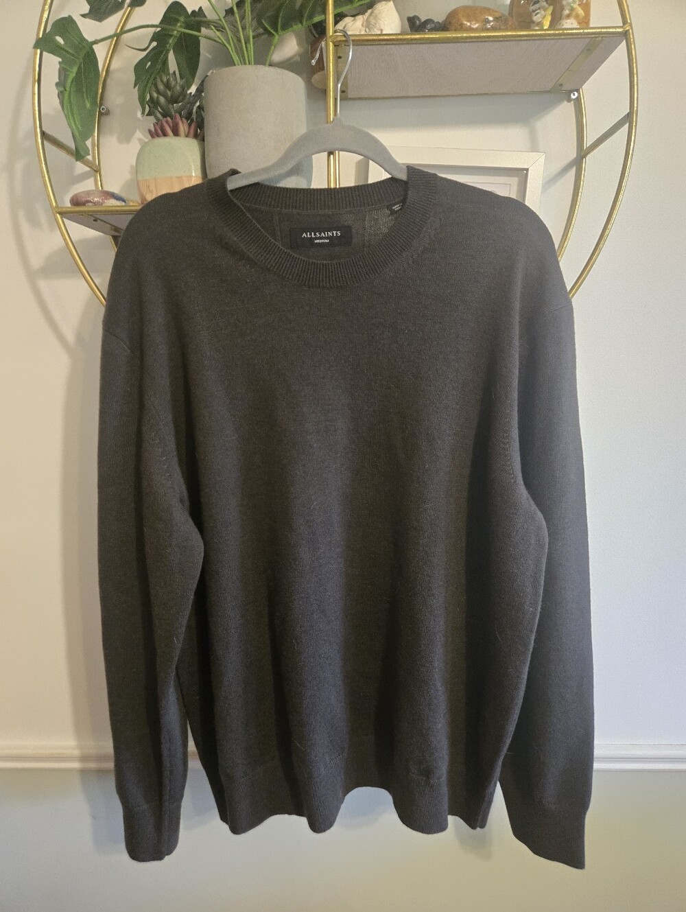 All Saints Blake Wool Blend Crewneck Sweater
